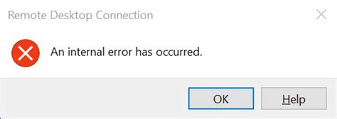 An error has occurred .
